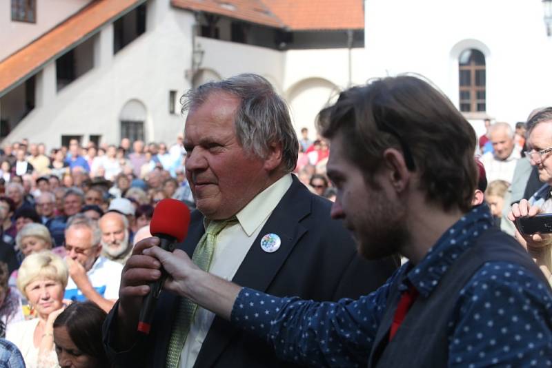 Prezident republiky Miloš Zeman navštívil Strakonice.