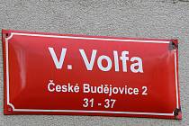 Ulice Václava Volfa v Českých Budějovicích