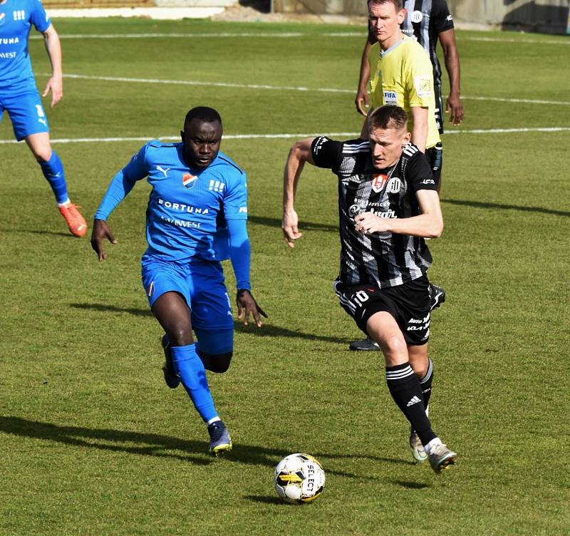 FORTUNA:LIGA: Dynamo Č. Budějovice - Baník Ostrava 2:1 (1:1).