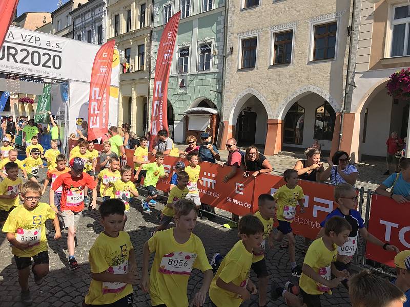 Přemysl Šmíd se zúčastnil se svými dvěma syny RunTour 2020 v sobotu v Českých Budějovicích.