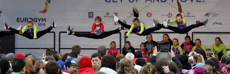 Mezinárodní gymnastické soutěže Eurogym začne v Českých Budějovicích přesně za 101 dní.