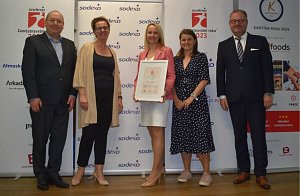 První místo soutěže Sodexo Zaměstnavatel regionu 2023 si odnesl Budějovický Budvar v kategorii zaměstnavatel do 5000 zaměstnanců v Jihočeském kraji.