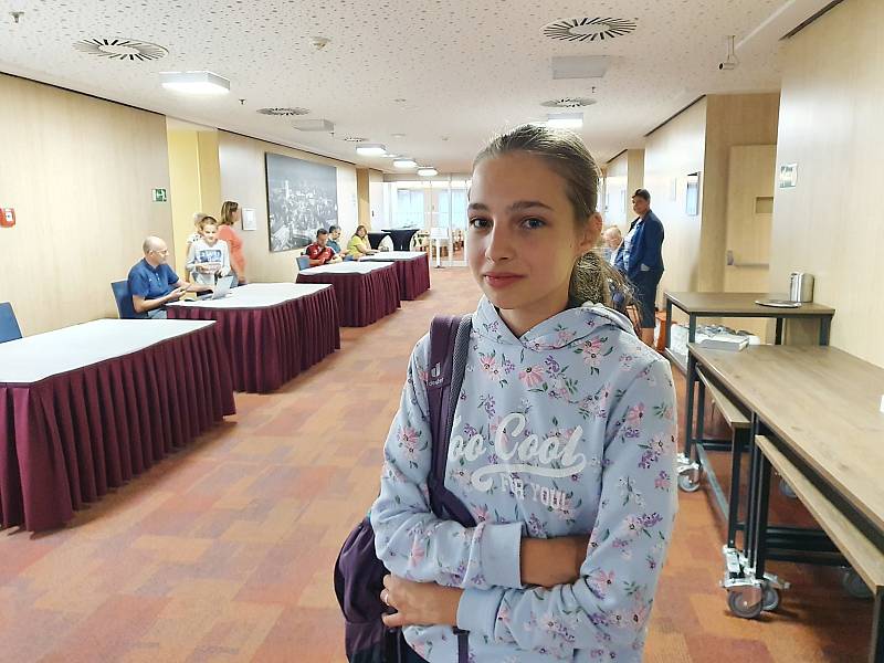 Šachový festival v Českých Budějovicích. Lucie Rybáčková