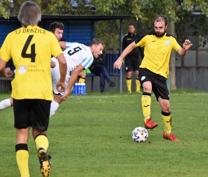 Fotbalový krajský přebor Rudolfov - Dražice 6:0