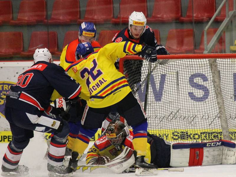 Junioři Motoru podlehli doma Chomutovu 3:6, v sérii 0:3 na zápasy a extraligová sezona pro ně končí.