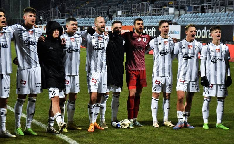 Fotbalový MOL Cup: Dynamo České Budějovice - Zbrojovka Brno 2:1 (2:0).