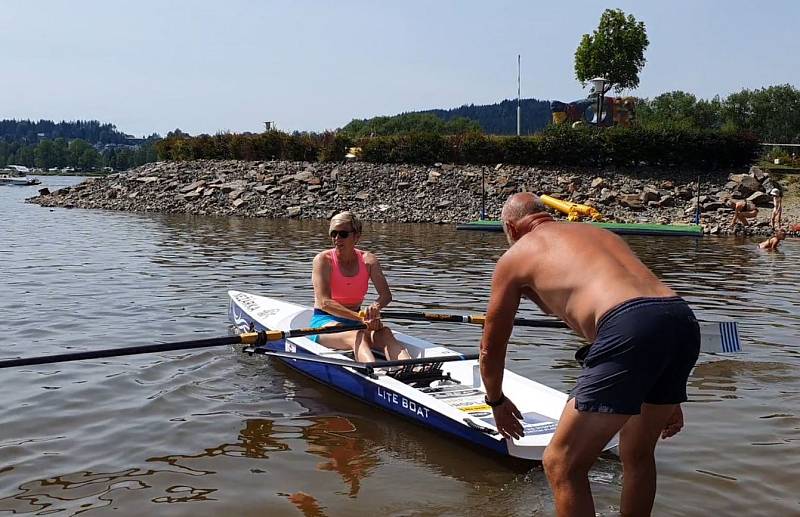 Kateřina Neumannová  a Václav Chalupa