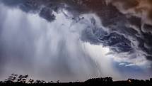 Ilustrační foto, extrémní bouřkové jevy jako supercela, tromba, self cloud a další.