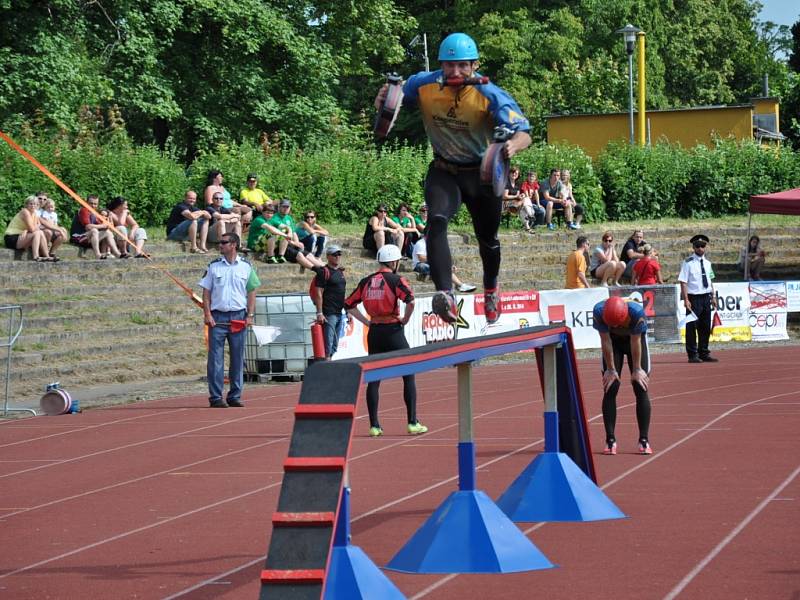 MČR v požárním sportu, sobota odpoledne - štafeta 4 x 100 metrů s překážkami