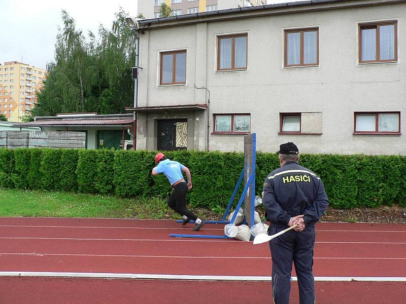 Okresní soutěž v požárním sportu dospělých se uskutečnila 30. května 2010 v Č. Budějovicích v areálu SKP.