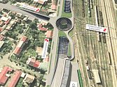 Takto by podle plánů měl vypadat podjezd pod kolejištěm v centru Budějovic.