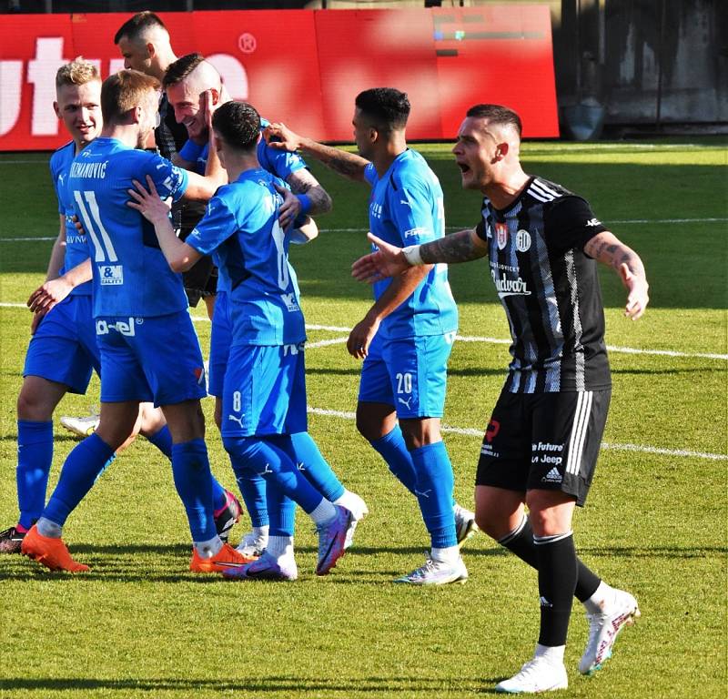 FORTUNA:LIGA: Dynamo Č. Budějovice - Baník Ostrava 2:1 (1:1).