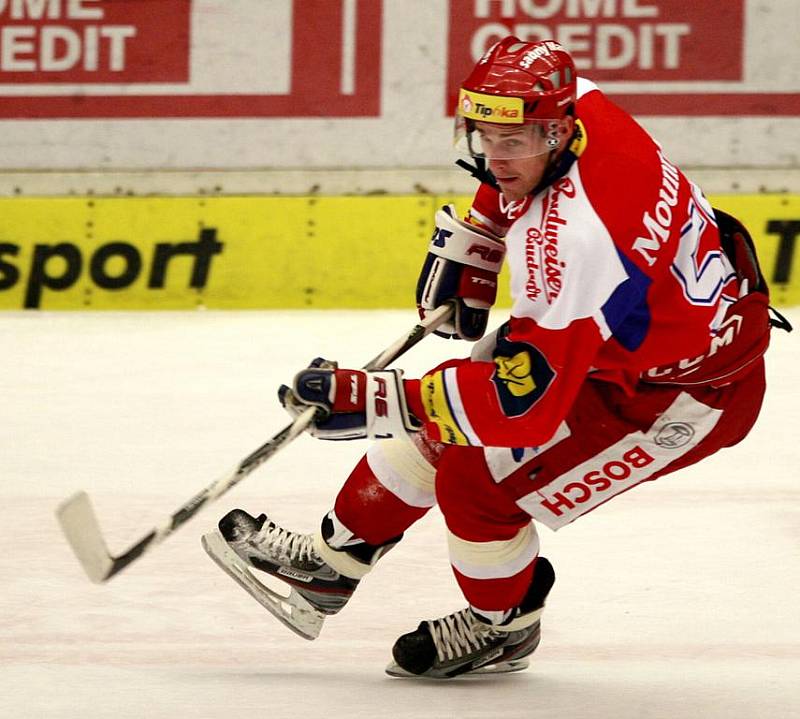 Utkání hokejové Tipsport Extraligy mezi HC České Budějovice a BK Mladá Boleslav.