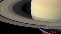 V novém planetáriu měl nedávno evropskou premiéru snímek V Saturnových prstencích. Jedná se o film ze snímků pořízených sondou Cassini.