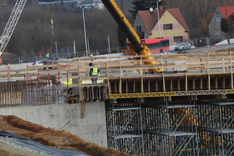 Výstavba dálnice D3 a obchvatu Českých Budějovic,Rudolfovská v Suchém Vrbném