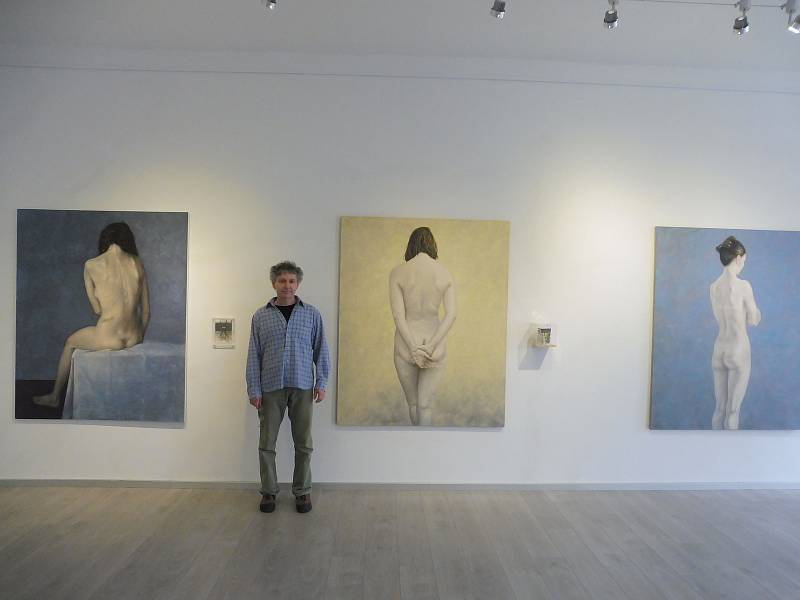 Výstava umělce Martina Velíška nazvaná Portréty.