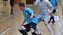 Utkání druhé futsalové ligy Absolut Černý Dub - Turnov (9:4) .