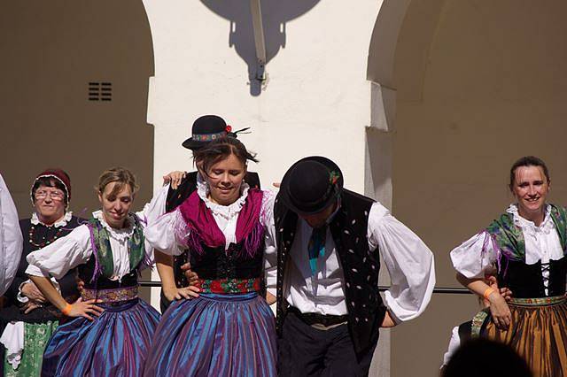 Festival lidové hudby v bavorském Aldersbachu.