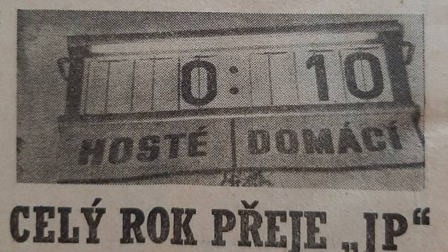 Z Jihočeské pravdy. Takhle jsme se bavili v posledním vydání roku 1960.