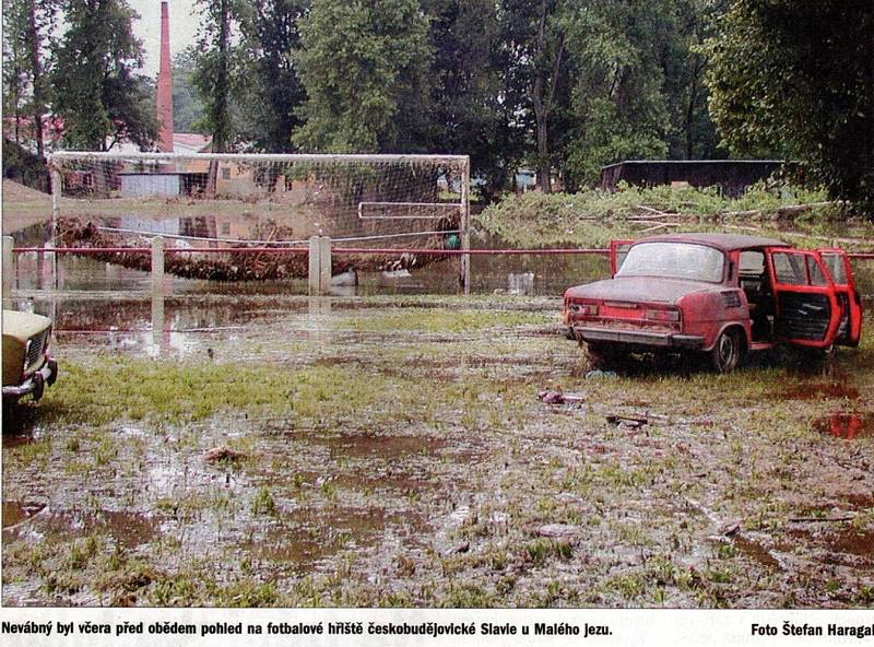 Z historie SK Slavia České Budějovice.