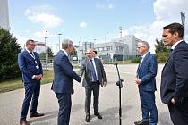 Ministr průmyslu a obchodu Karel Havlíček navštívil v pátek jadernou elektrárnu Temelín.