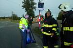 Ve středu večer se v Českých Budějovicích v Novohradské ulici u Mladého střetlo osobní auto s vlakem, Řidič od nehody ujel.