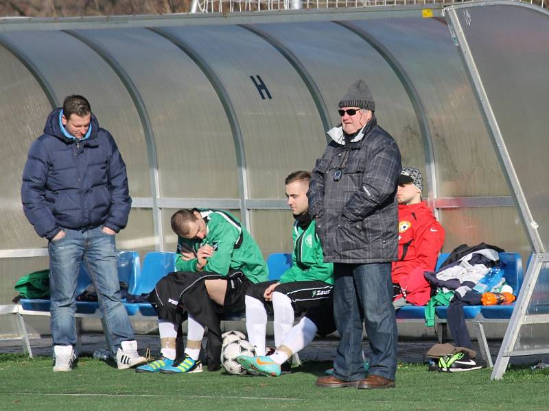 Fotbalisté Hluboké podlehli na domácí Zimní lize Čížové 1:2. 