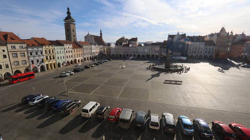 První den karantény v Českých Budějovicích