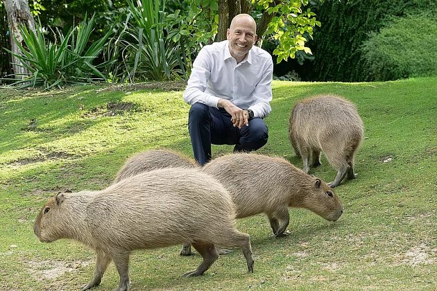 Ministr a jeho kapybary.