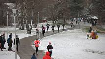 Zimní běžecký závod Winter Run v Českých Budějovicích
