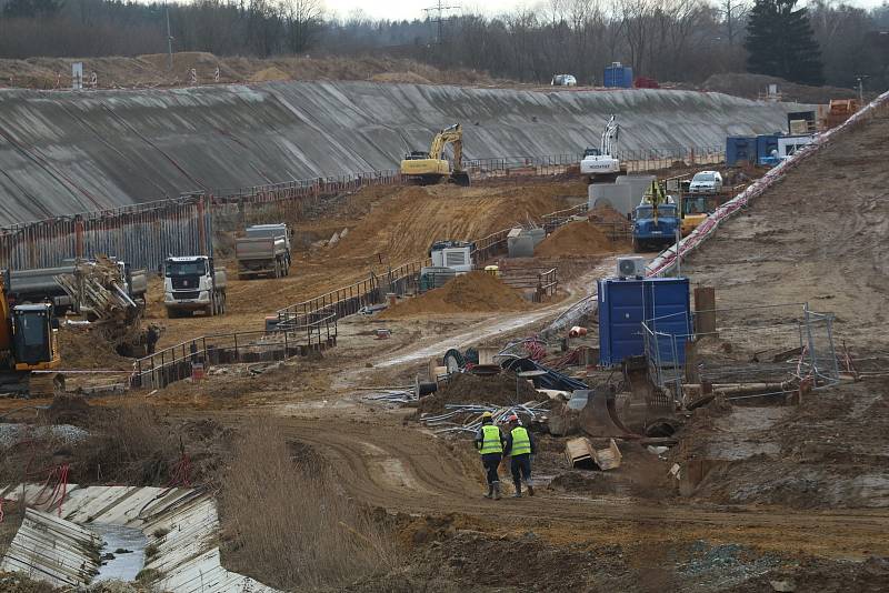 Výstavba dálnice D3 a obchvatu Českých Budějovicstavba v Suchém Vrbném