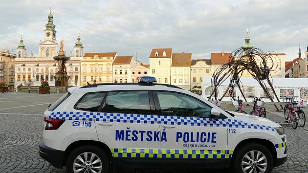 Městská policie České Budějovice.