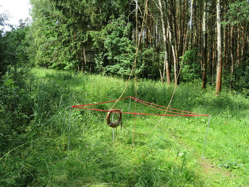 Nejhorší situace je kolem Želče na Soběslavsku, kde noční bouřky v noci na středu 30. června lámaly stromy. Jeden skončil v lese na vysokém vedení.