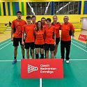 Nejlepší český badmintonový pár Švejda - Janáček (trenér Radek Votava)