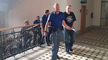 V pondělí 8. srpna pokračovalo před Krajským soudem v Českých Budějovicích hlavní líčení v případu drogového bosse Papeže a jeho organizovaného gangu dealerů.