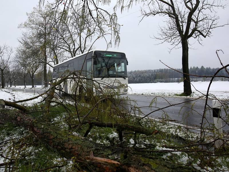 28.dubna nasněžilo.