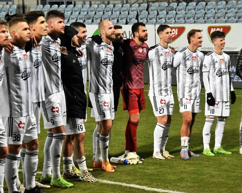 Fotbalový MOL Cup: Dynamo České Budějovice - Zbrojovka Brno 2:1 (2:0).