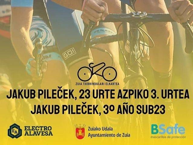 Cyklista Jakub Pileček