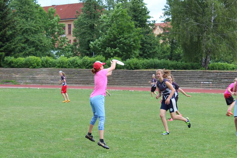 V Českých Budějovicích se konalo 3. a 4. 6. 2017 historicky první mistrovství juniorů ČR ve frisbee pod širým nebem.