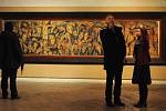 Egon Schiele Art Centrum v Českém Krumlově otevřelo pět výstav pod názvem Mysterium Šumava. Hlavní expozice představuje dílo Josefa Váchala (1884 - 1969). Na snímku obraz Rozptýlené myšlenky.