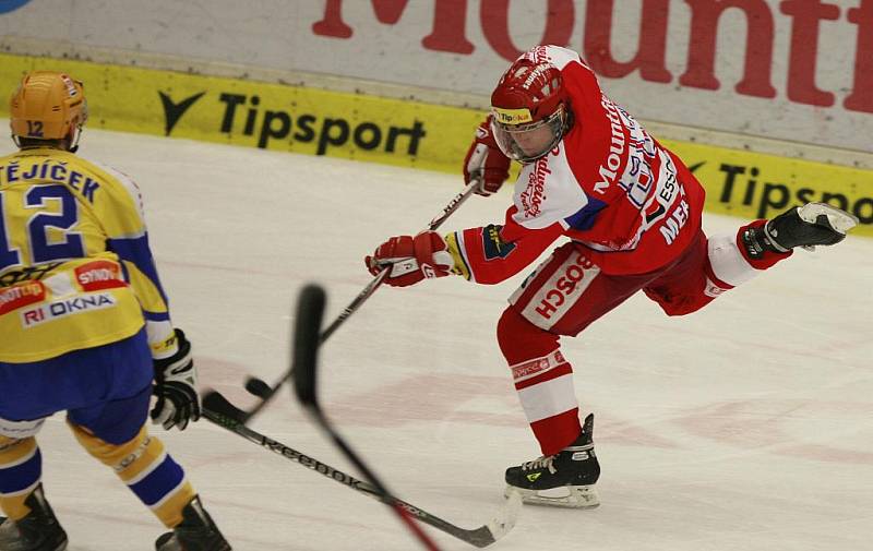 Utkání  hokejové Tipsport Extraligy mezi HC České Budějovice a PSG Zlín. 