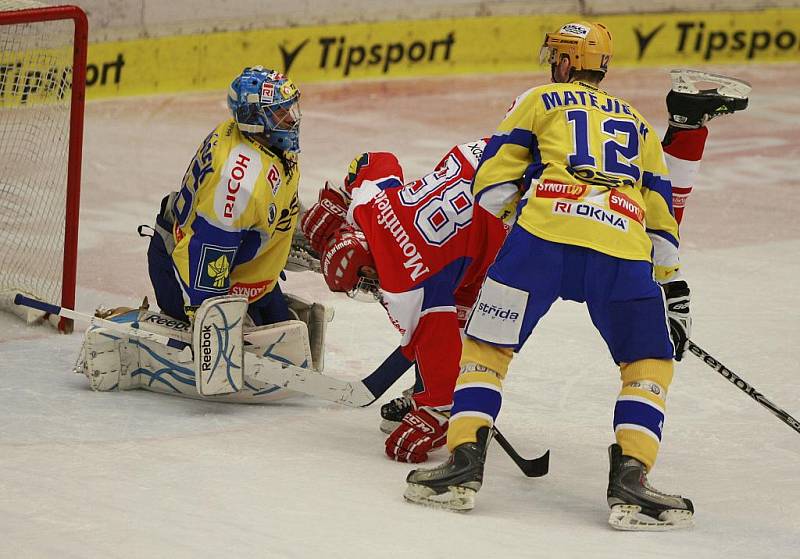 Utkání  hokejové Tipsport Extraligy mezi HC České Budějovice a PSG Zlín. 