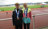 Dvojčata Michal a Nina Radovi, zase dorostenečtí mistři v atletice.
