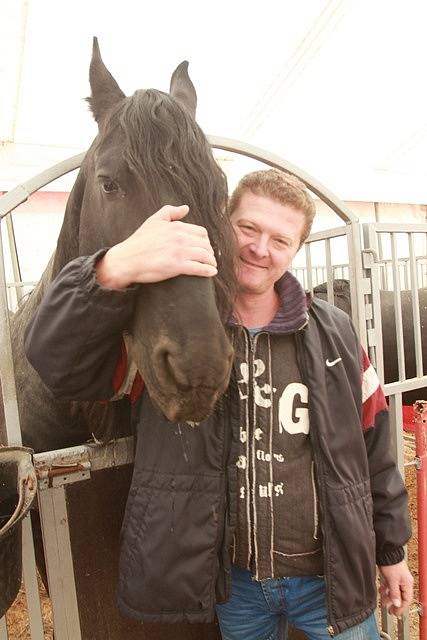 Cirkus Bernes v Českých Budějovicích.