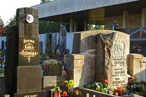 Hrobka rodiny Jeremiášovy na hřbitově sv. Otýlie v Českých Budějovicích.