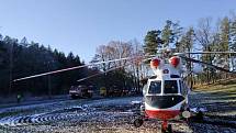 Za čtyři roky svého působení v Bechyni provedla posádka Kryštof 13 přes dva tisíce vzletů a transportovala přes dva tisíce pacientů. Foto: Armáda ČR