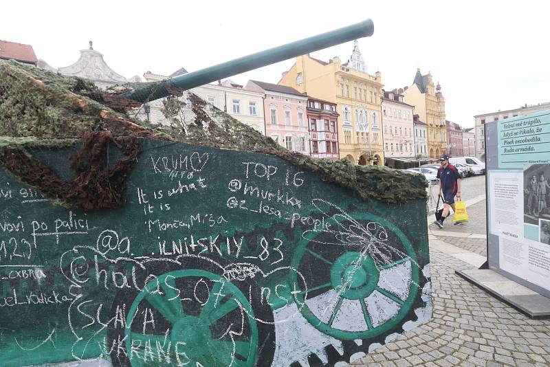 Tank na českobudějovickém náměstí