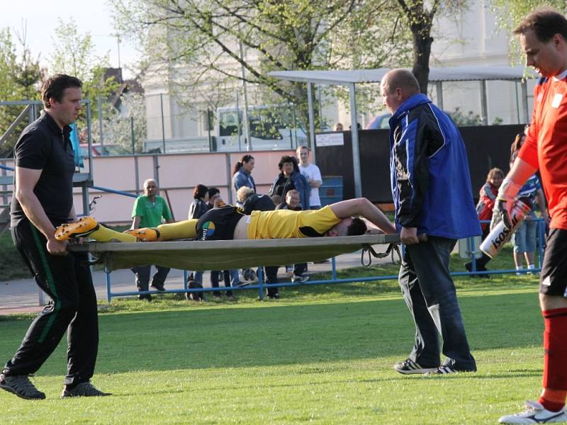 Dobrá Voda se v I.A třídě rozešla s Hrdějovicemi bez branek.