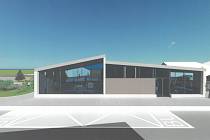Takto přibližně by mohla vypadat v budoucnu budova autobusového nádraží v Borovanech, která nyní chátrá. Zastupitelé hlasovali pro studii „B“.