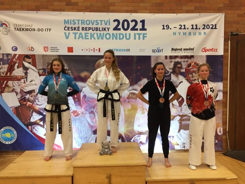 Jihočeši na MČR v taekwondo